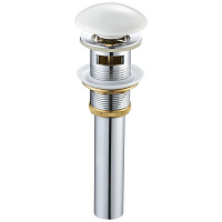 Донный клапан SantiLine SL-102 без перелива белый