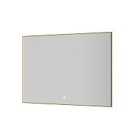 Зеркало Armadi Art Modern 543-100-MG 100x70 с подсветкой, золото матовое