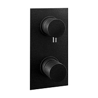 Смеситель Remer Edge EG593CFP для душа, черный брашированный хром