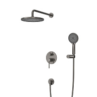 Душевой комплект Cezares Relax RELAX-DSET-GM оружейная сталь