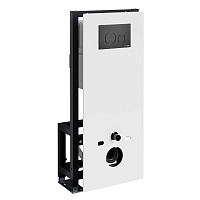 Система инсталляции WasserKRAFT Glan 66TLT.010.ME.WH.MB02 для унитаза, черный матовый