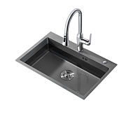 Мойка кухонная ARROW AG5528 62x22x45 нержавеющая сталь