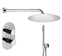 Душевой комплект Plumberia Selection Ixo KITXOT18CR для ванны, c термостатическим смесителем, хром