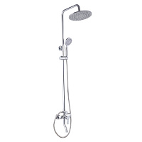 Душевая стойка Milardo Stripe STRSB1FM06 хром глянцевый