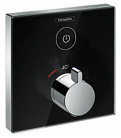 Термостат Hansgrohe ShowerSelect 15737600 для душа черный/хром