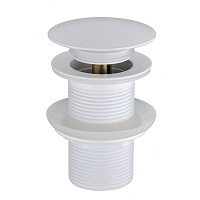 Донный клапан Boheme 612-MW для раковины, белый матовый