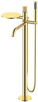 Смеситель Boheme Stick 129-GG.3 для ванны, напольный, ручка Gold Linea, золото