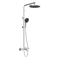 Душевая стойка Aqueduto Chuva CHU0200 с изливом, хром