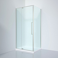 Душевой уголок Black & White Stellar Wind S818 CF-1000x800 матовое/хром