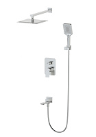 Душевой комплект Wonzon & Woghand Diamond WW-88939011-BN никель