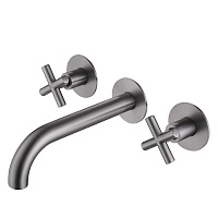 Cмеситель ABBER Wasser Kreis AF81121NG для раковины, никель