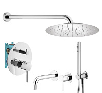 Душевой комплект Plumberia Selection Ixo KITXO18CR210 для ванны, хром
