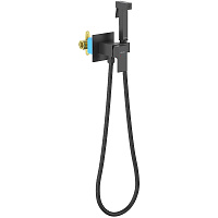 Гигиенический душ со смесителем Aquatek Либра AQ1022MB черный матовый