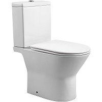 Унитаз-компакт Aquatek Леон AQ2785-00 белый, с сидением микролифт