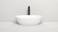 Раковина накладная Salini Sofia 1101206SM S-Stone 55,5x33 белый матовый