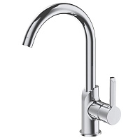 Смеситель Aquanika Logic AQL4034CR для кухонной мойки, хром