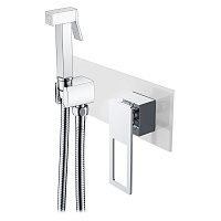Гигиенический душ со смесителем Boheme 147-WCR белый/хром
