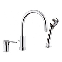 Смеситель Remer Winner W07 на борт ванны, хром