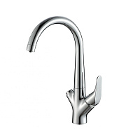 Смеситель Zorg Steel Hammer SH 815 CR для кухонной мойки, хром