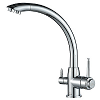Смеситель Zorg Steel Hammer SH 699 CR для кухонной мойки, хром