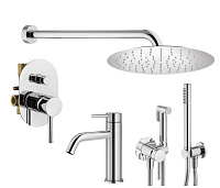 Душевой комплект Plumberia Selection Ixo KITZXO15CR53 для ванны, хром