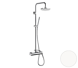 Душевая стойка Remer Minimal N37RX7MMM20BO белый матовый