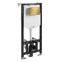 Система инсталляции WasserKRAFT Aller 10TLT.010.ME.MG01 для унитазов, золото матовое