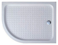 Поддон для душа акриловый Cezares Tray TRAY-A-RH-100/80-550-15-W-R радиальный R