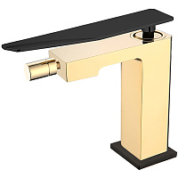 Смеситель Boheme Q 146-GB.2 для биде, золото/черный