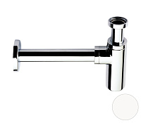 Сифон Remer 958LBO 1”1/4 для раковины, белый матовый