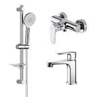 Душевой комплект Aquatek Оберон 3 в 1 AQ1231CR хром