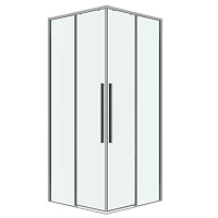 Душевой уголок Grossman Galaxy 300.K33.01.1010.10.00 98-99x98-99x195 прозрачное/хром