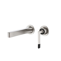 Смеситель для раковины Boheme Duo 165-NB никель брашированный