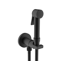 Гигиенический душ со смесителем Bossini Paloma Flat E34003B.073 черный матовый