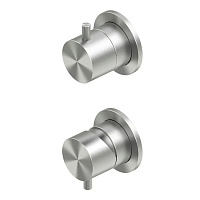 Смеситель QuadroDesign Source 1247.00AS для душа, brushed stainless steel