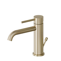 Смеситель Newform X-Steel 316 69610X.59.098 для раковины, brushed pale gold