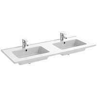 Раковина Jacob Delafon Ola EXVA112-00 120 двойная, белый