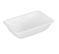 Раковина Villeroy & Boch Loop & Friends 4A580101 61,5x38 встраиваема снизу, Alpin White