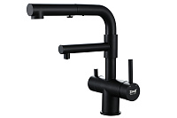 Смеситель Zorg Inox SZR-3216 GRAFIT для кухонной мойки/для фильтра, графит