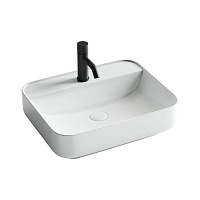 Раковина накладная Ceramicanova Element CN5015 50x40x14 белый
