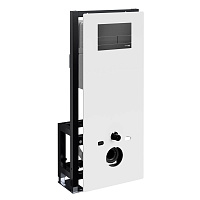 Система инсталляции WasserKRAFT Glan 66TLT.010.ME.WH.MB04 для унитаза, черный матовый