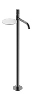 Смеситель Boheme Stick 120-GM.4 для раковины, ручка Spirale, оружейная сталь