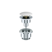 Донный клапан Ceramicanova 70003nc для раковины, клик-клак, белый