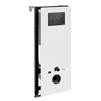 Система инсталляции WasserKRAFT Abens 20TLT.010.ME.WH.MB01 для унитаза, черный матовый