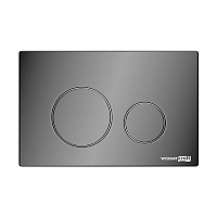Кнопка смыва WasserKRAFT PB02 для унитаза, Черный