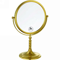 Зеркало Boheme Imperiale 504 настольный, с увеличением, золото