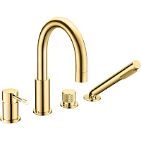 Смеситель Boheme Uno 460-G для ванны, золото