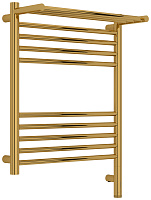 Полотенцесушитель электрический Сунержа Богема 3.1 с 1 полкой 03-6007-6050 600x500 золото