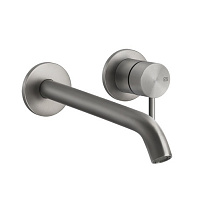 Смеситель Gessi Flessa 54086.239 для раковины, Steel Brushed