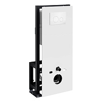 Система инсталляции WasserKRAFT Glan 66TLT.010.ME.WH.WM02 для унитаза, белый